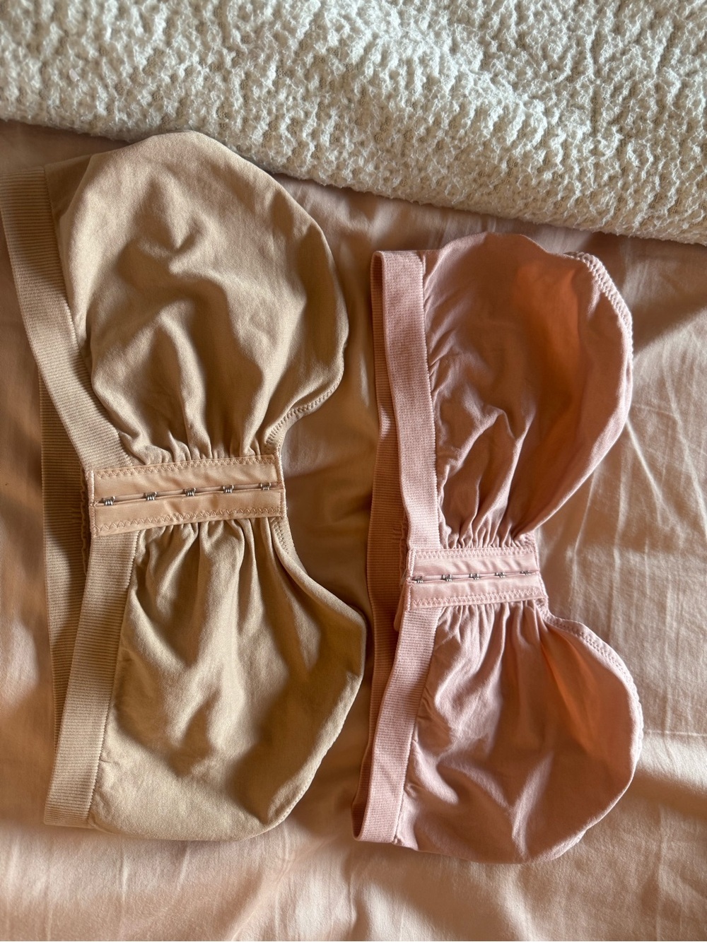 Seamless Strapless Bandeau Bra - Nude & Blush